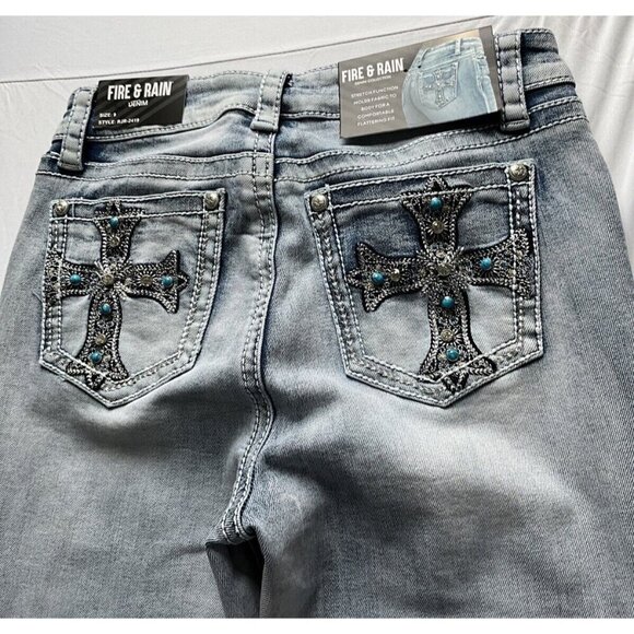 Fire & Rain Women’s Sz 9 Denim BootCut Jeans - Picture 9 of 13
